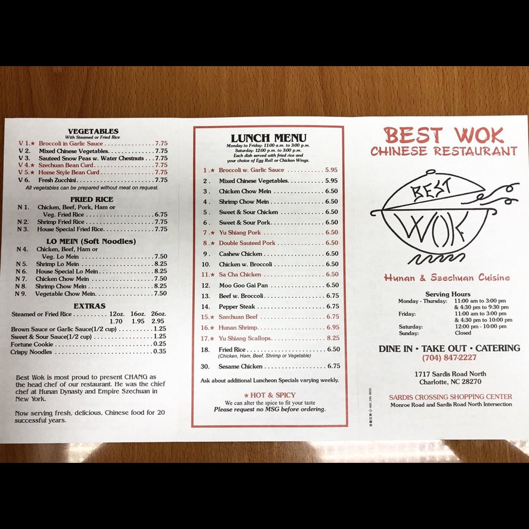 Crab rangoons at Best Wok